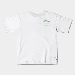 Sahara Bear Green Pocket Kids T-Shirt